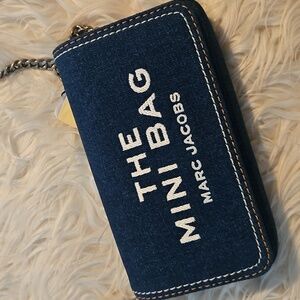 MARC JACOBS 'The Mini Bag' Denim Crossbody